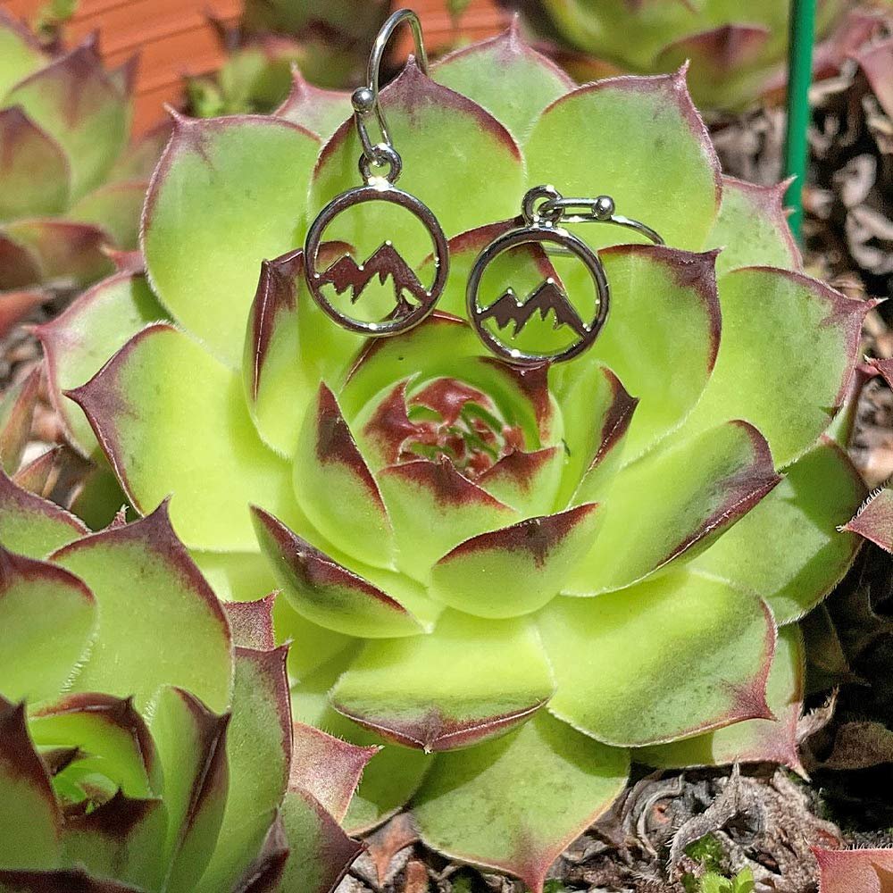 Montana Silversmiths Women's Mountain Majesty Charm Earrings Silver One Size