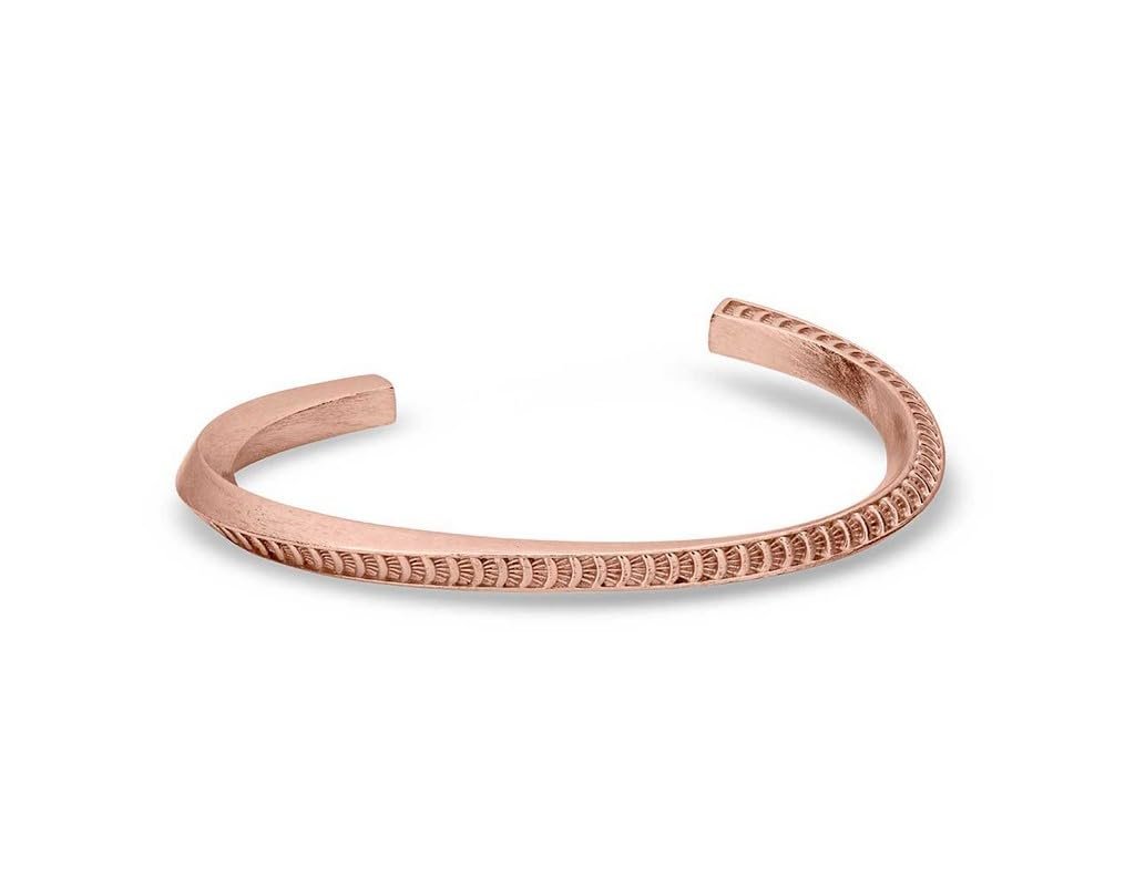 Montana Silversmiths Twisted Stamped Cuff Bracelet - BC5686