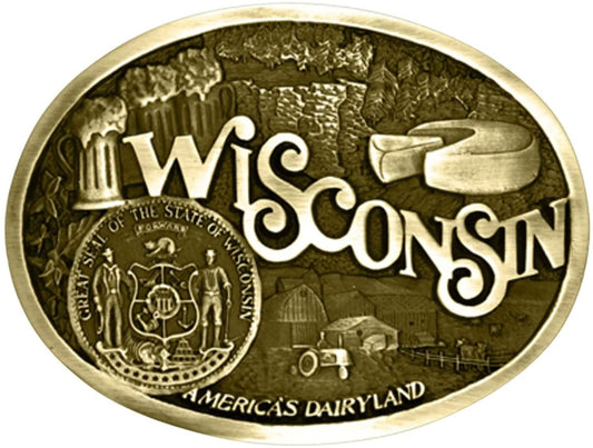 Montana Silversmiths Womens Wisconsin Cast Belt Buckle One Size No Color