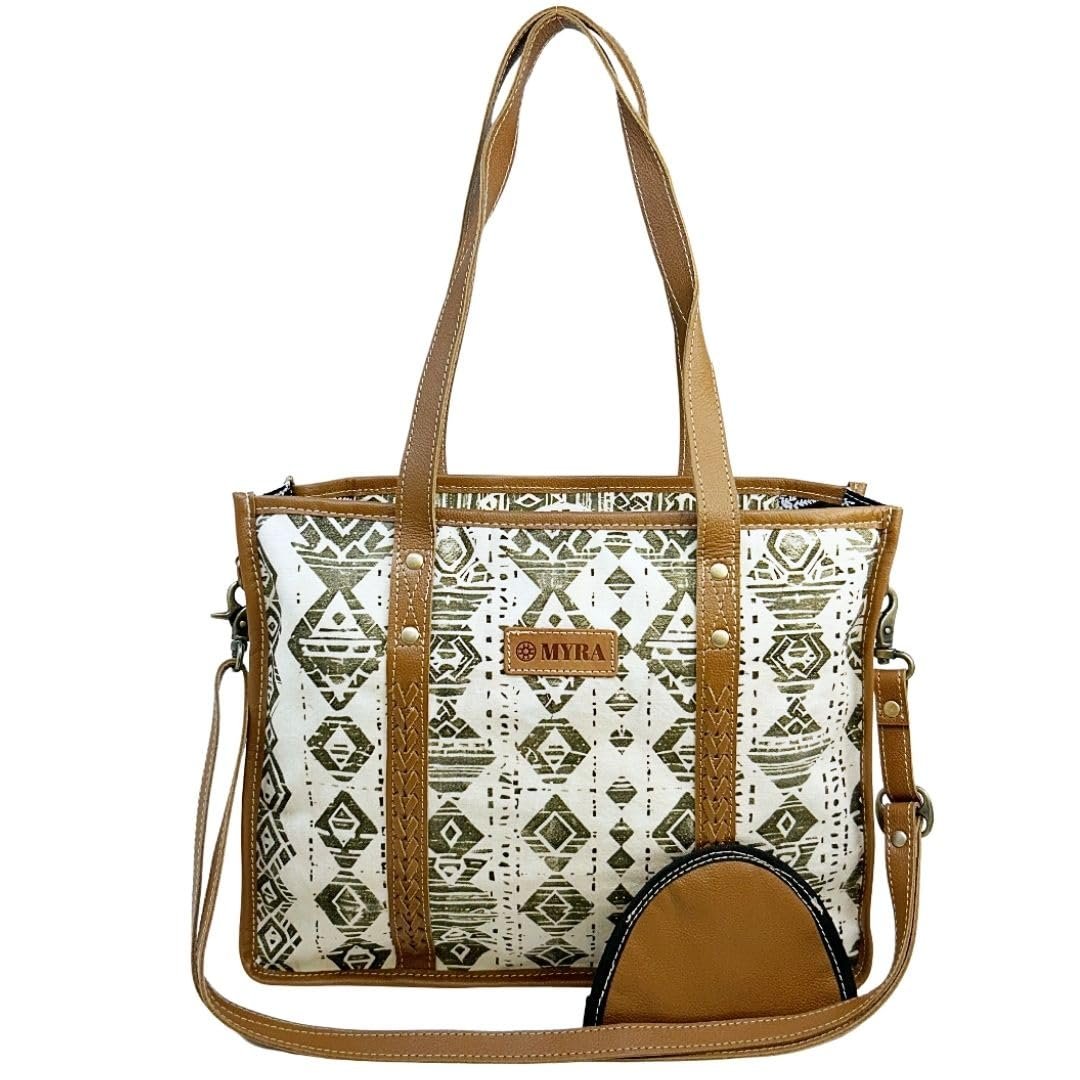 Myra Bag Women's Boho Conceal Carry Purse Aztec Tote Bag Crossbody New