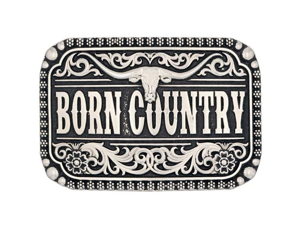 Montana Silversmiths Born Country Belt Buckle