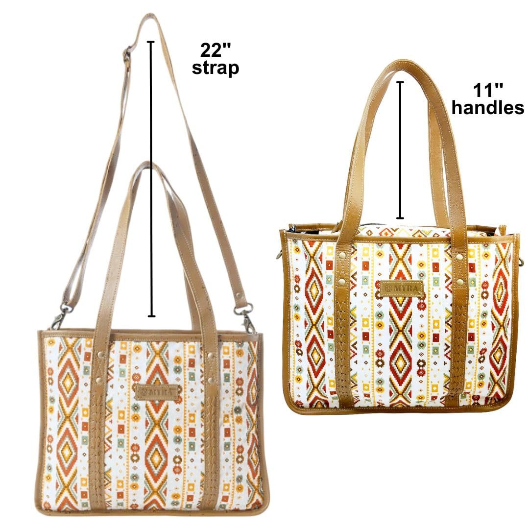 Myra Bag Women's Boho Conceal Carry Purse Aztec Tote Bag Crossbody New