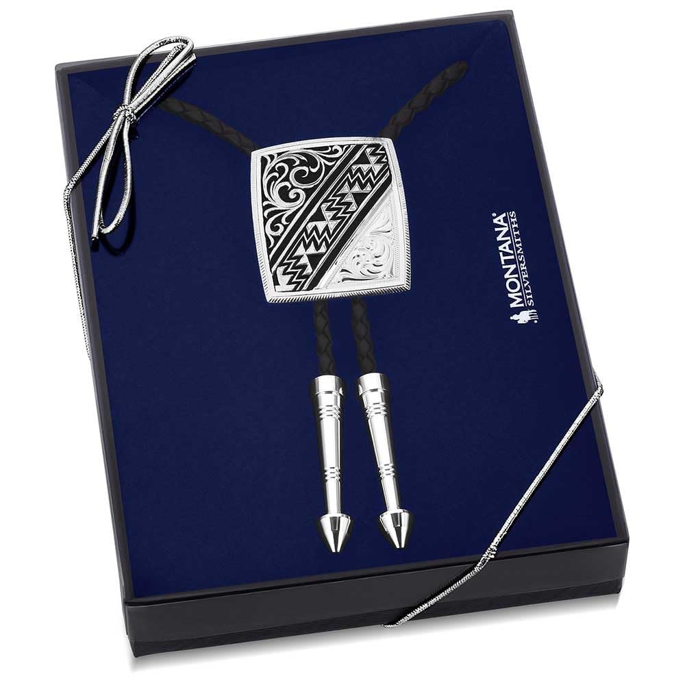 Montana Silversmiths Four Winds Bolo Tie