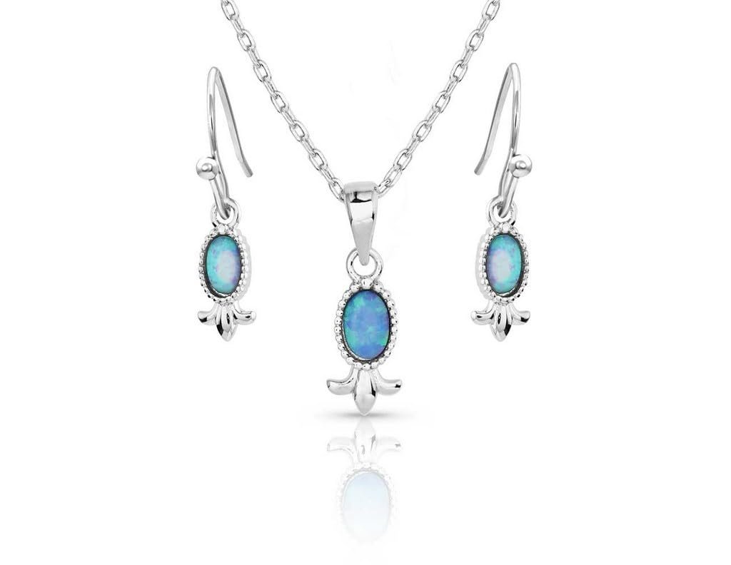 Montana Silversmiths Opal Flourish Jewelry Set - JS5705