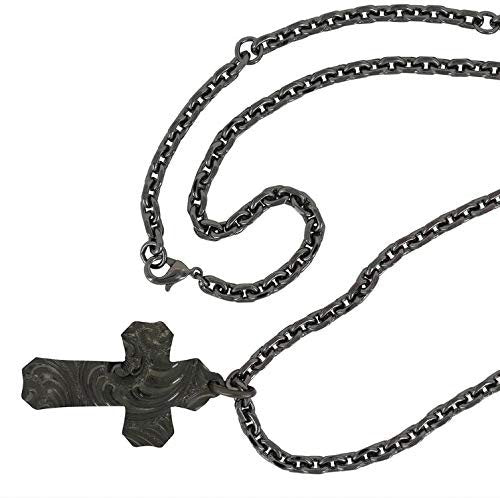 Montana Silversmiths Faded Glory Cross Necklace - NC3771BLB
