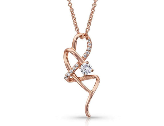 Montana Silversmiths Women's It's Rose Gold Complicated Necklace Rose