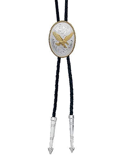 Montana Silversmiths Western Lifestyle Bolo Tie (Soaring Eagle - Two-Tone)