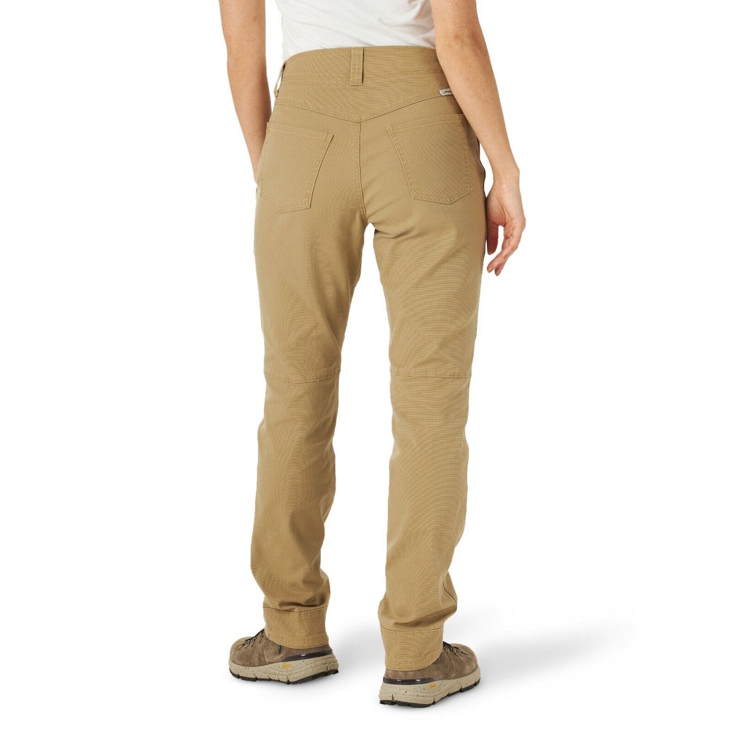 ATG by Wrangler Women's Canvas Slim Fit Pant Comfort Bottoms Tan Elmwood New NWT