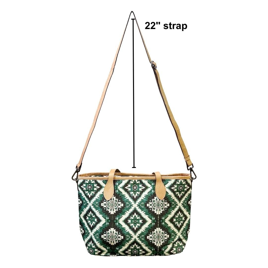 Myra Bag Western Women's Tote Bag Boho Diamond Aztec Crossbody Handbag New