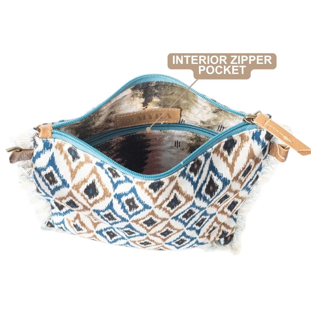Myra Bag Women's Boho Aztec Crossbody Bag Southwestern Aztec Shoulder Purse New