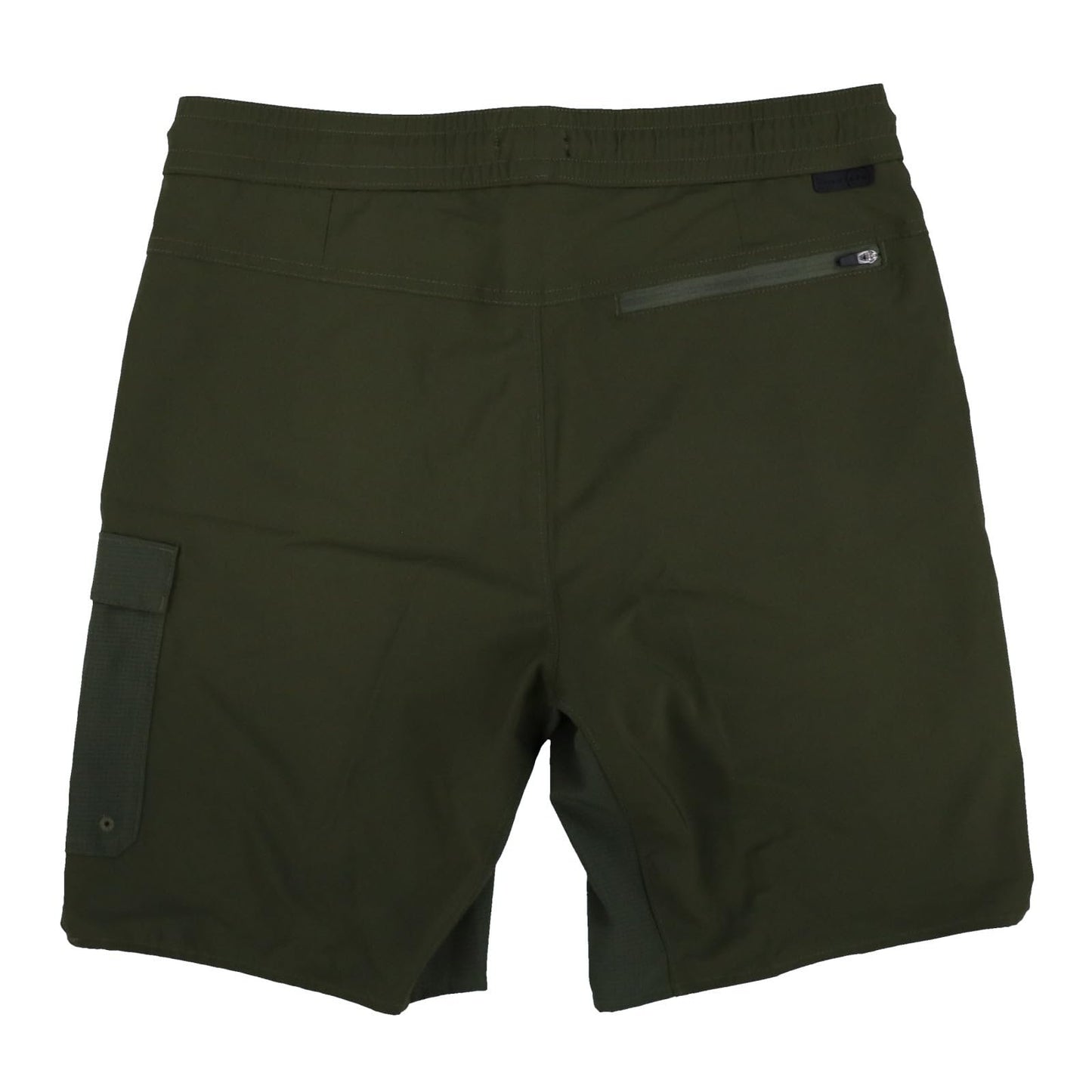 ATG by Wrangler Men's Mixed Material Cargo Shorts (Olive Green, 32)