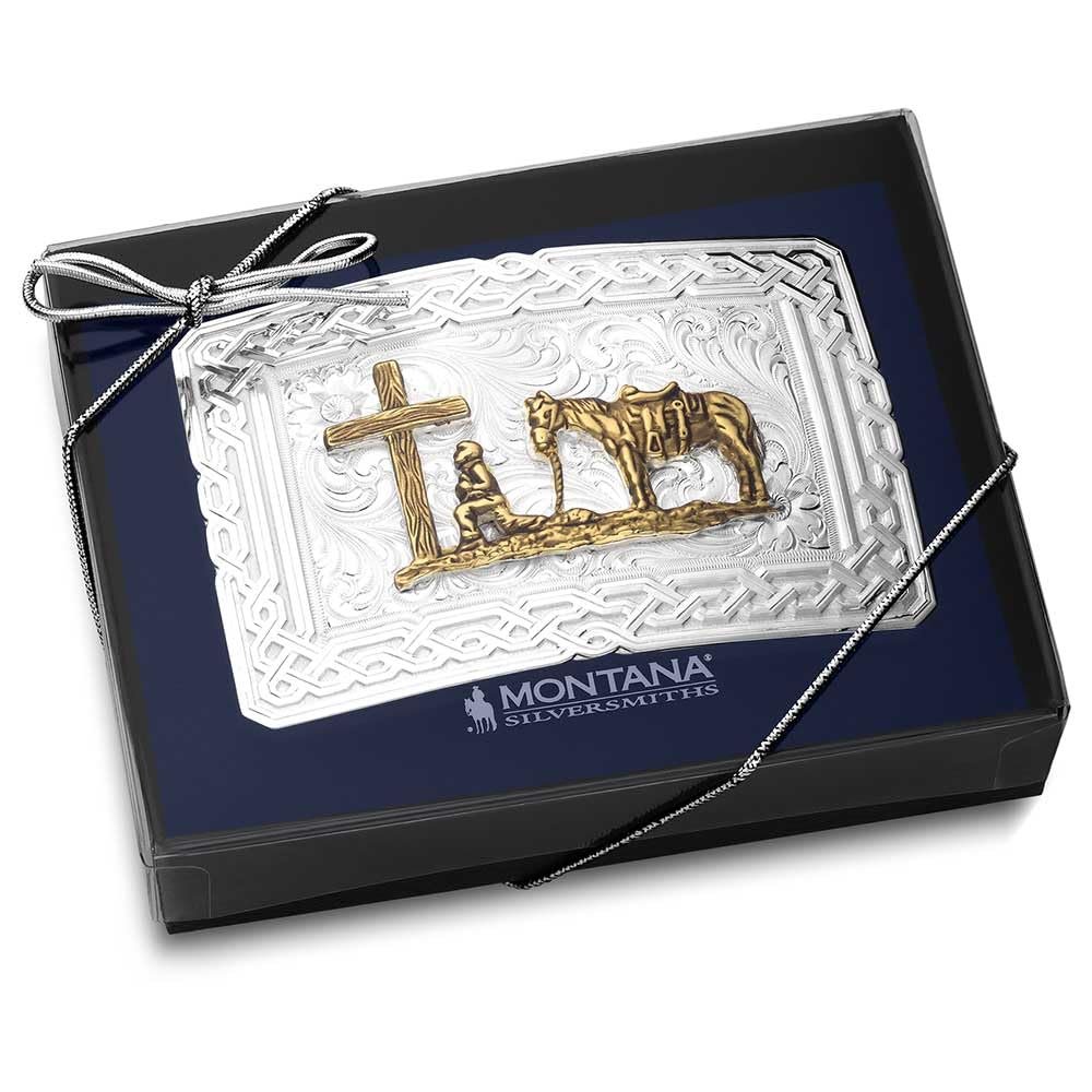 Montana Silversmiths Unyielding Grit Belt Buckle