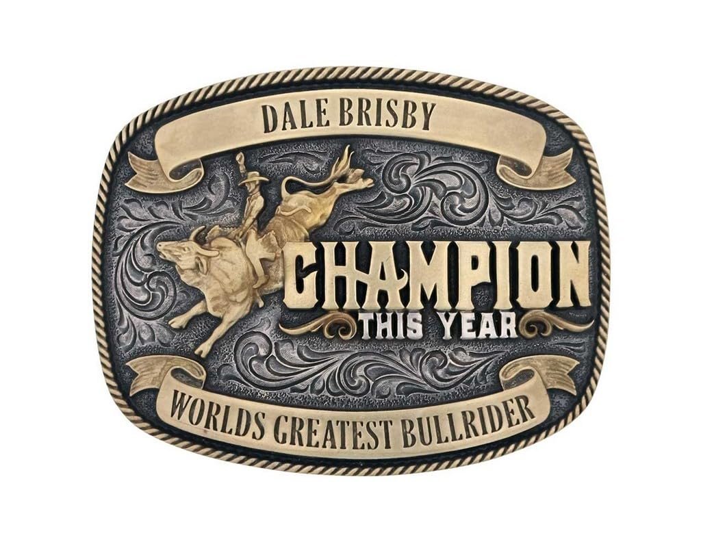 Montana Silversmiths Officially Licensed Dale Brisby Rodeo Western Belt Buckle