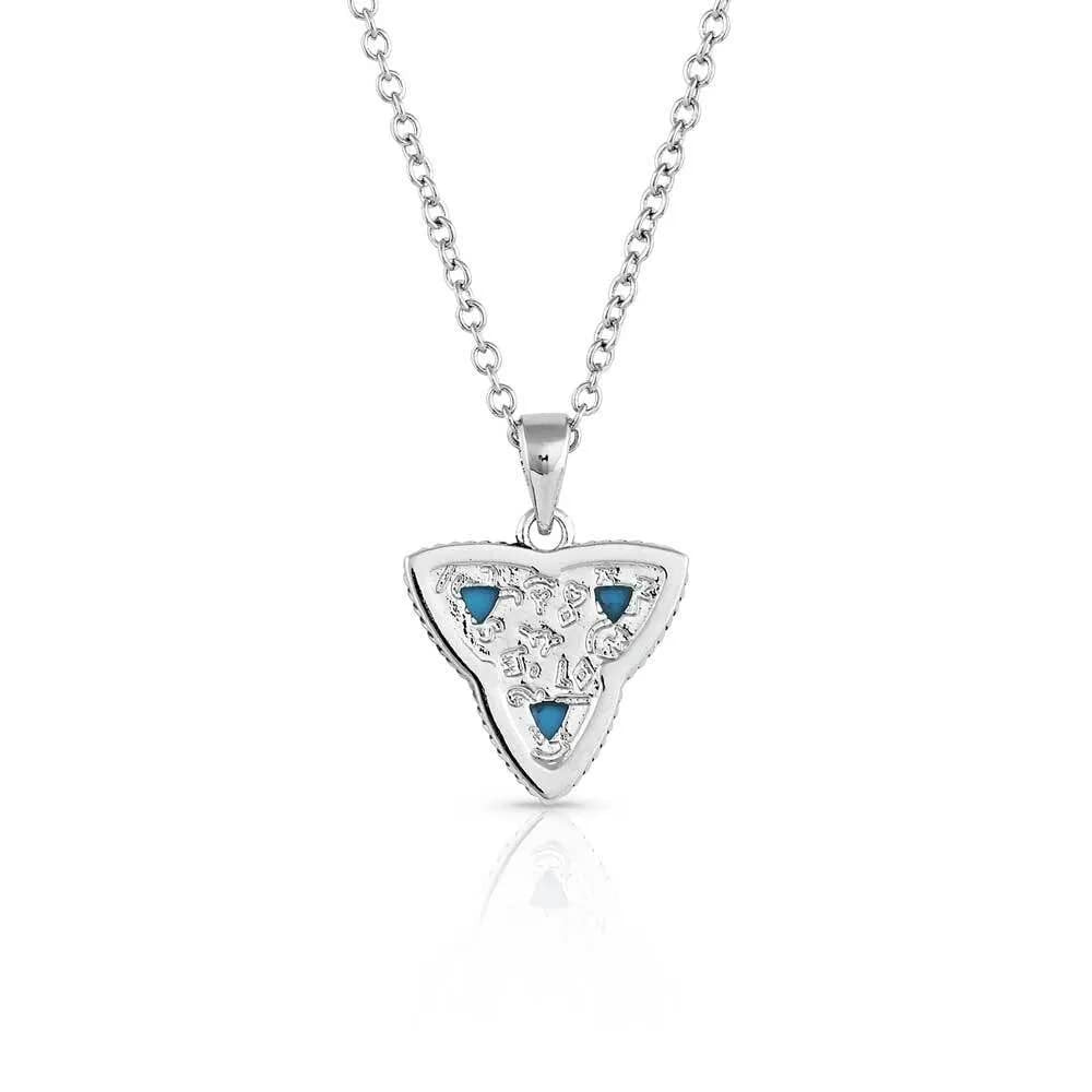 Montana Silversmiths Western Lifestyle Turquoise Necklace (Trilogy Trillion Turquoise)