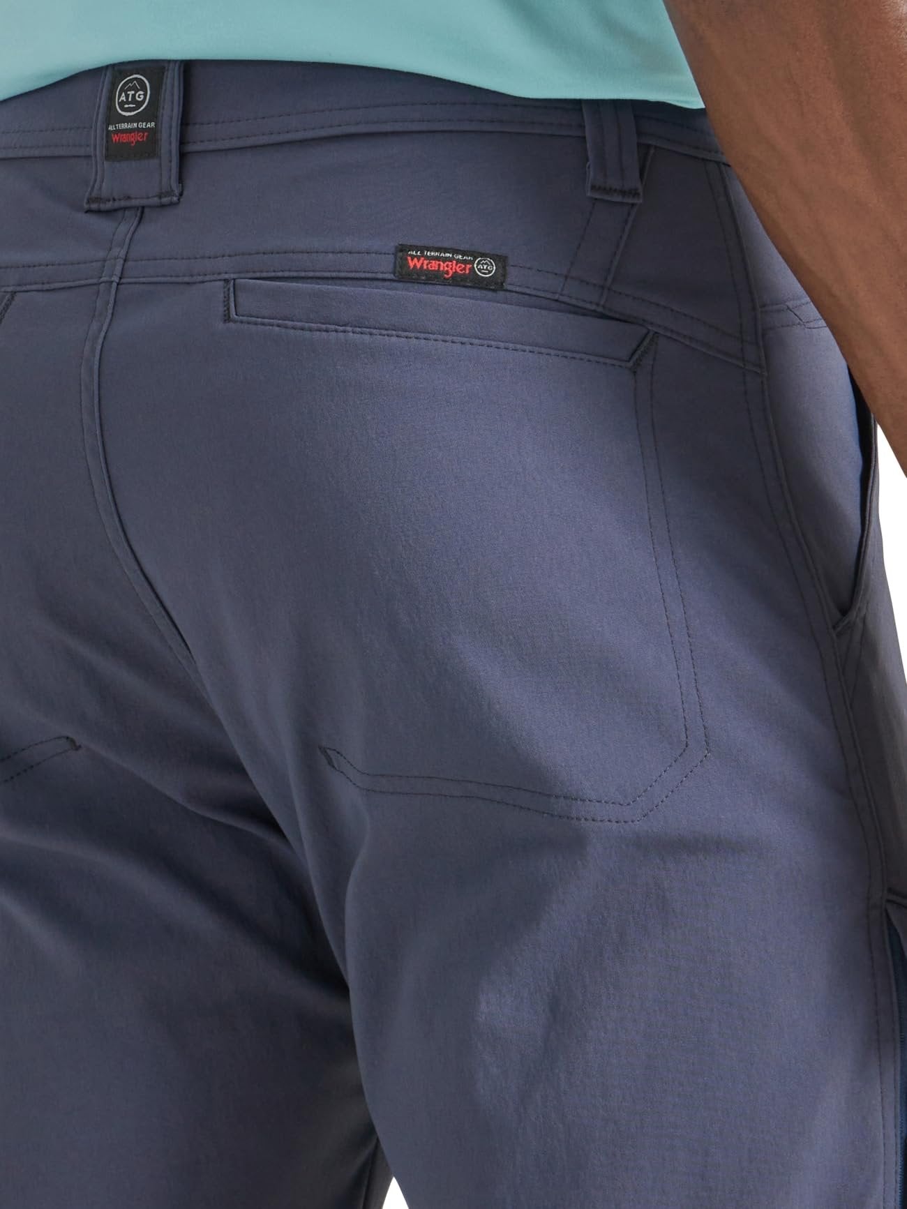 ATG by Wrangler Men's Zip Pocket Trail Pant, Blue Nights