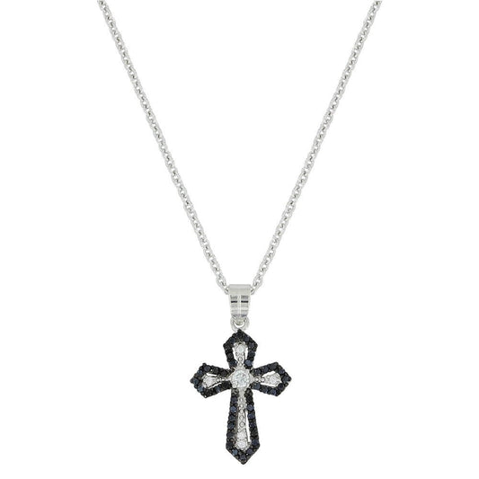 Montana Silversmiths Faith Defined Outlined Cross - Accessories Jewelry Necklace - Nc3608