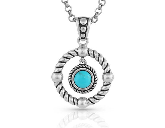 Montana Silversmiths Western Lifestyle Turquoise Necklace (Every Direction)