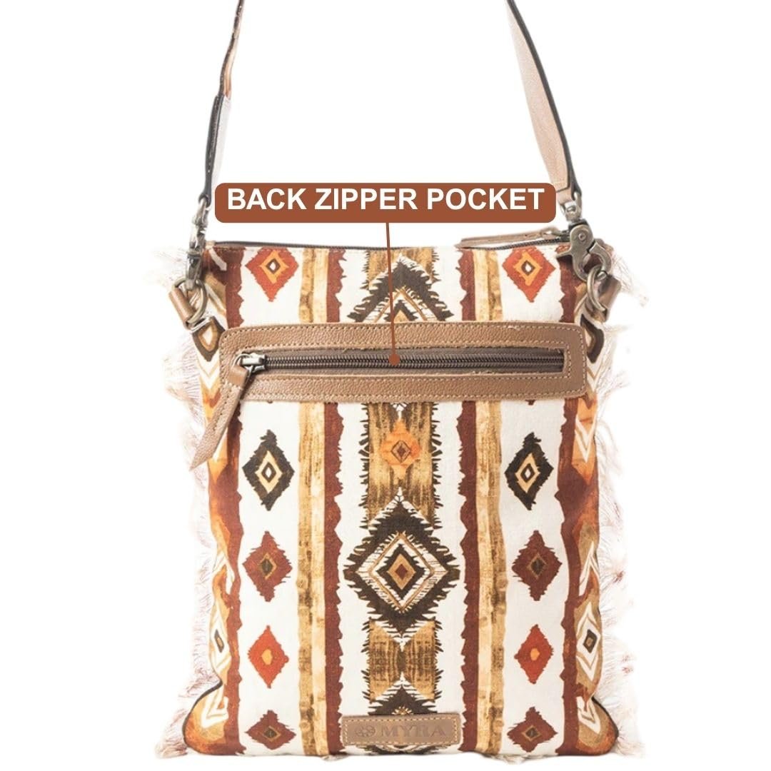 Myra Bag Women's Boho Aztec Crossbody Bag Southwestern Aztec Shoulder Purse New