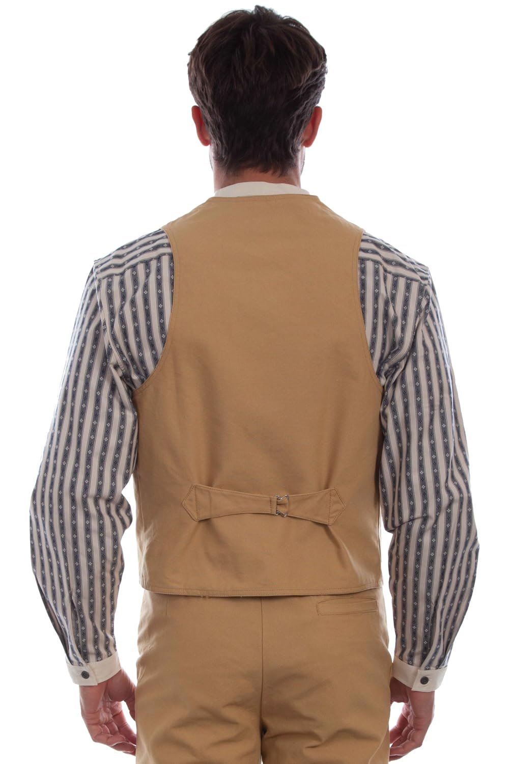 Scully Men's Rangewear Cotton Canvas Vest - Wheat