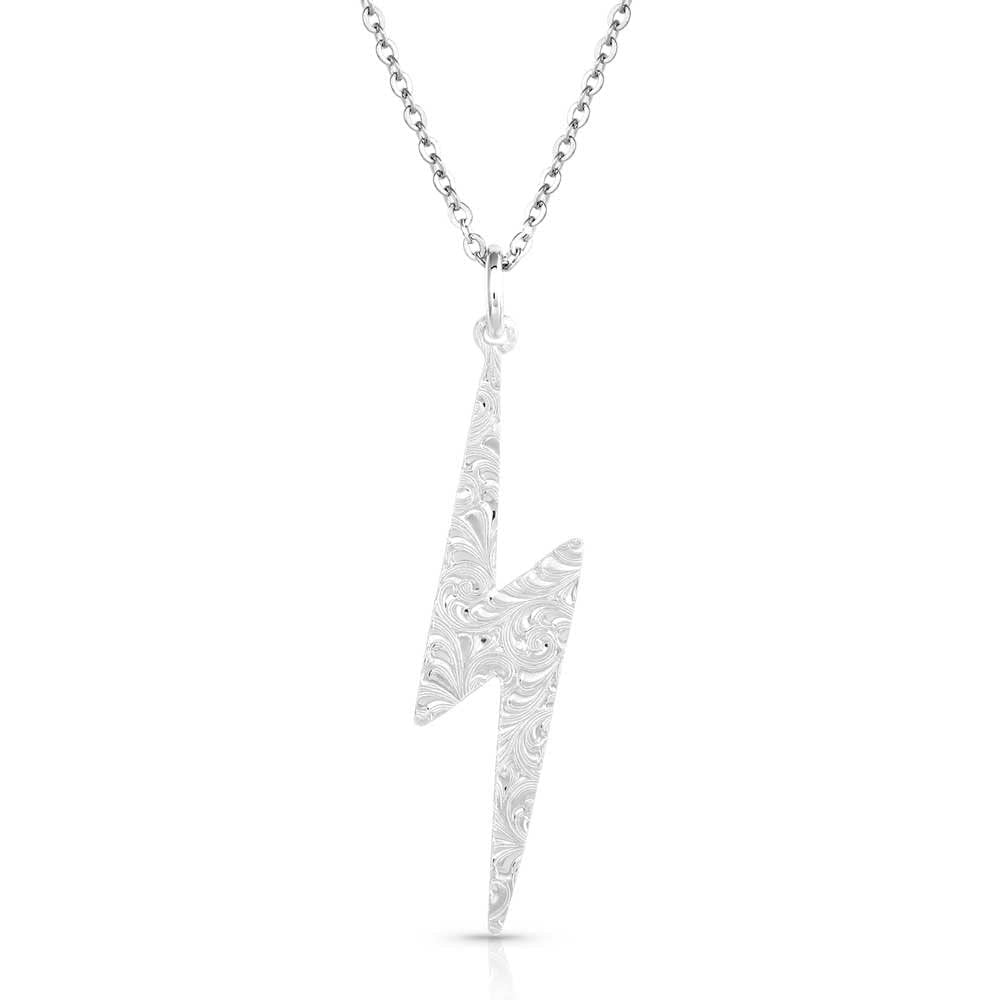 Montana Silversmiths Western Lifestyle Women's Necklace (Lightning Strike Silver Artistry)