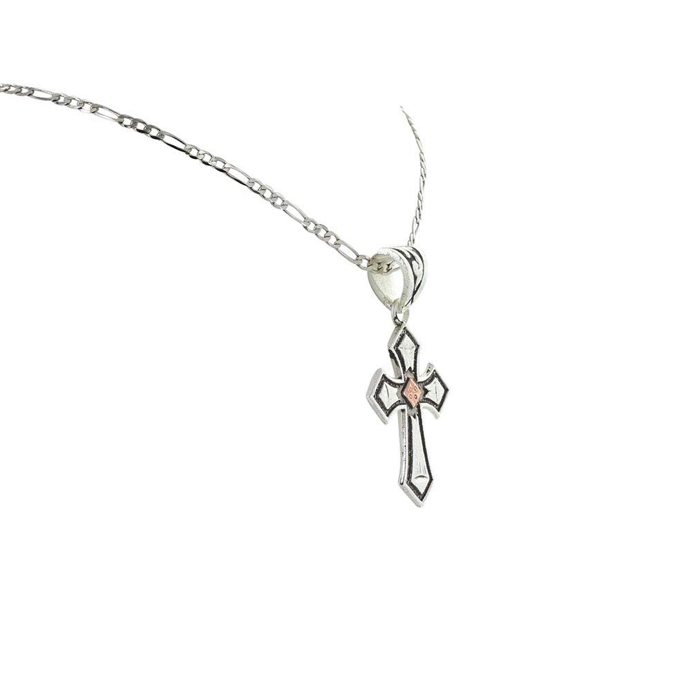 Montana Silversmiths Western Lifestyle Women's Cross Necklace (Antique Copper Diamond Cross)