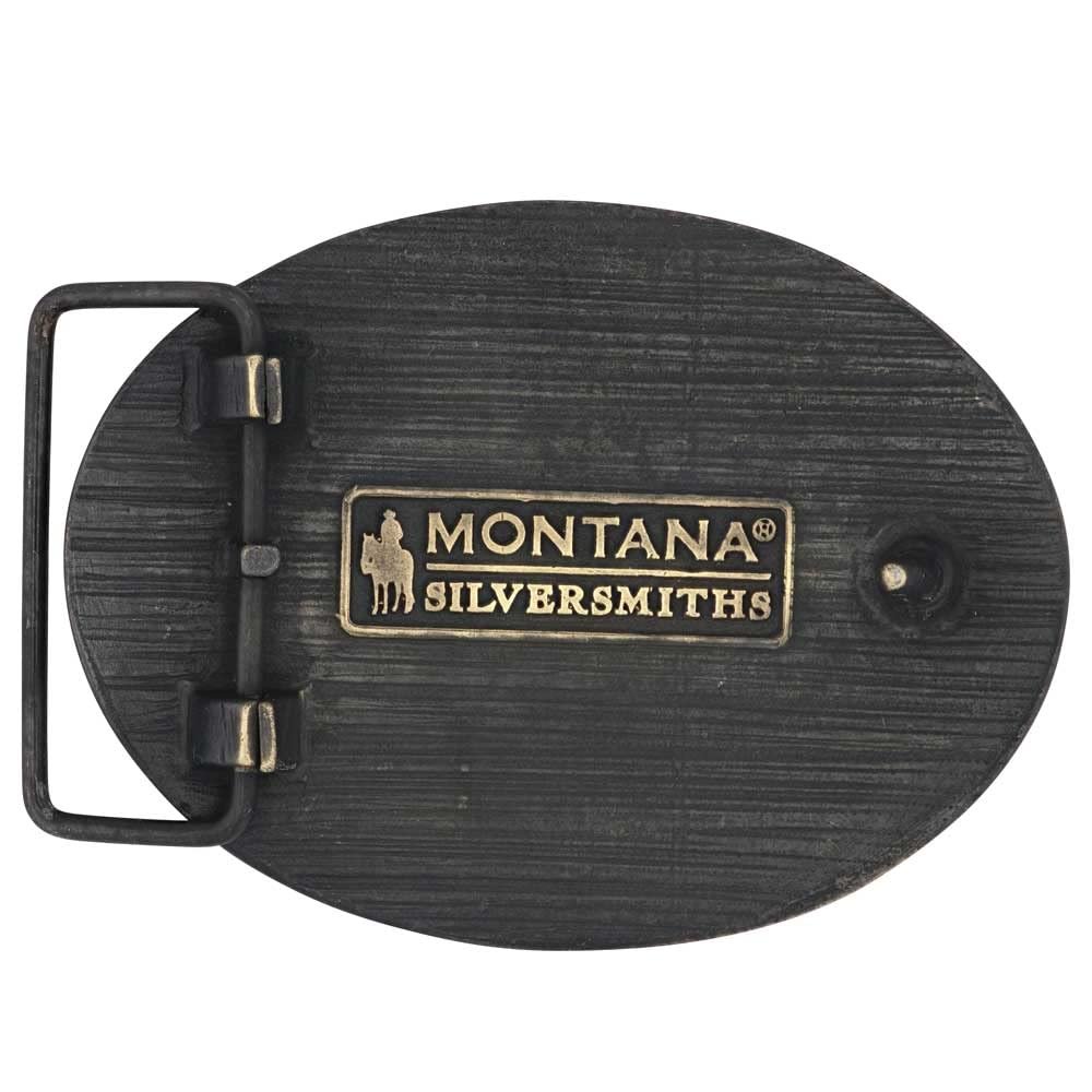 Montana Silversmiths Unisex Filigree Initial G Belt Buckle Bronze One Size