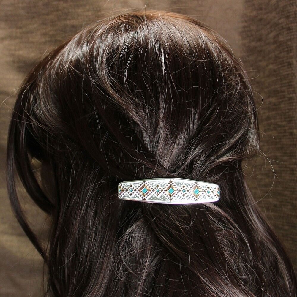 Montana Silversmiths Two Tone Southwestern Beats Barrette