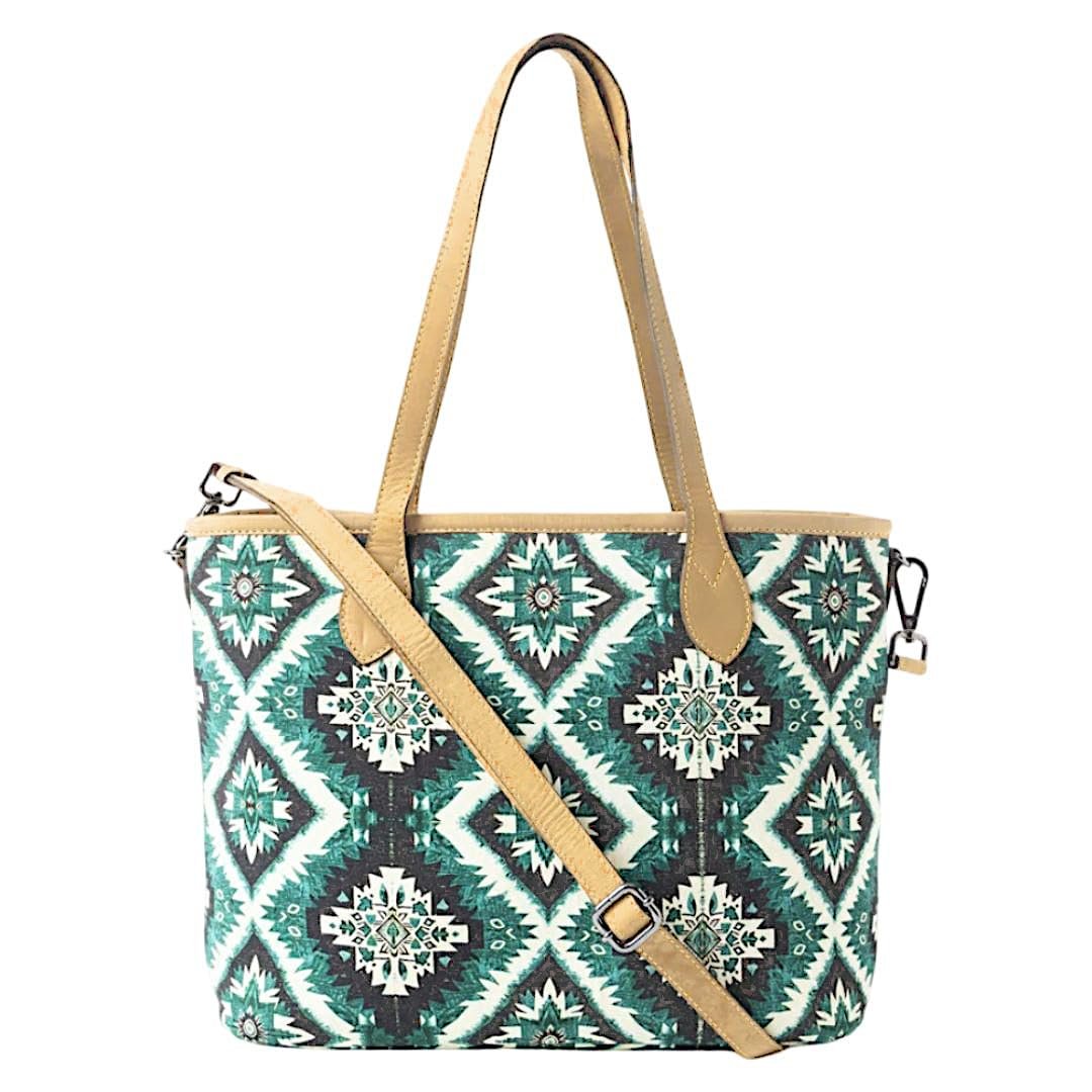 Myra Bag Western Women's Tote Bag Boho Diamond Aztec Crossbody Handbag New
