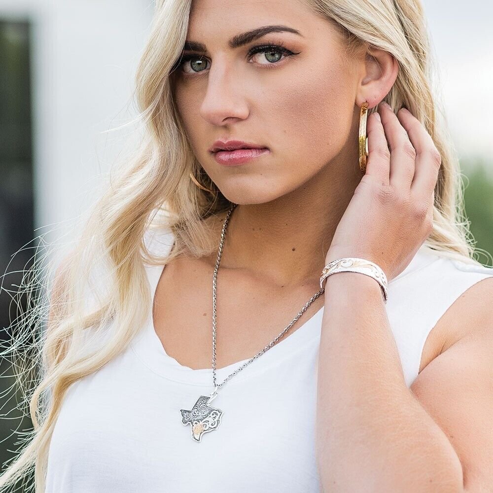 Montana Silversmiths Yellow Rose of Texas Necklace