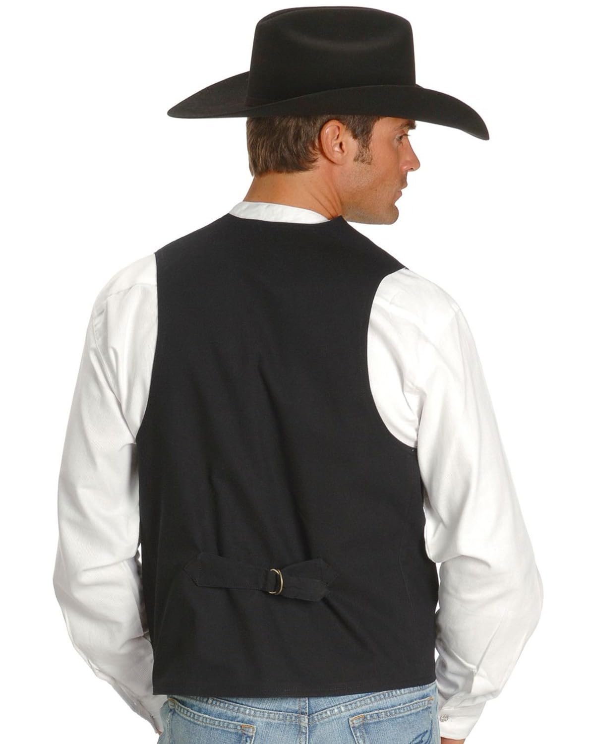 Scully Men's Rangewear Cotton Canvas Vest - Black