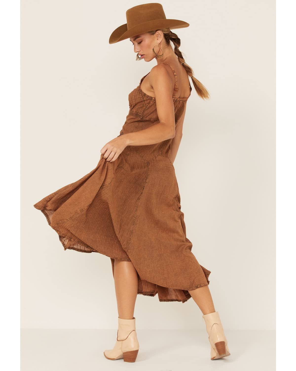 Scully Women's Spaghetti Strap Full Length Dress - Copper