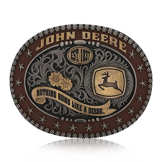 Montana Silversmiths John Deere Trophy Attitude Buckle