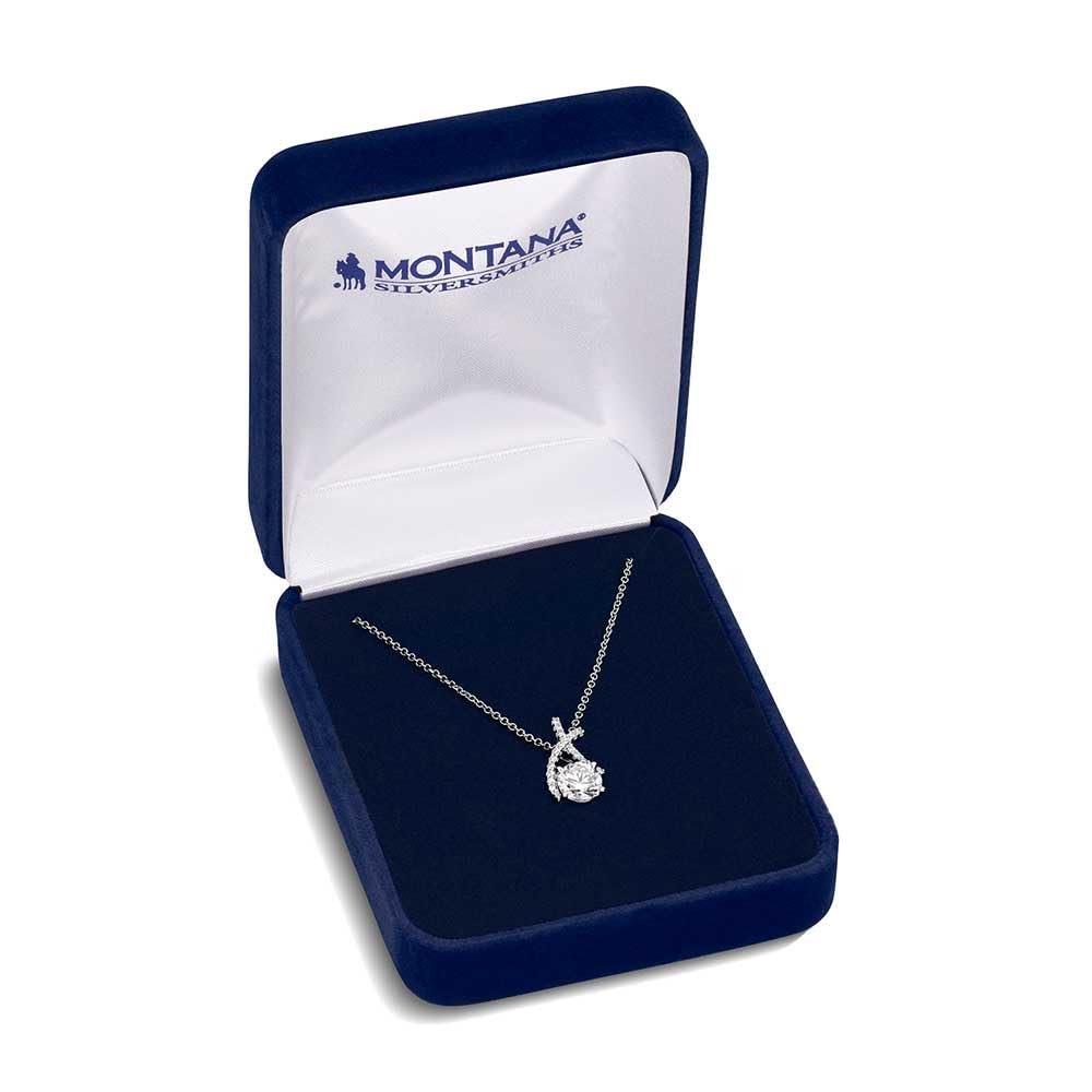 Montana Silversmiths Hugs & Kisses Crystal Necklace
