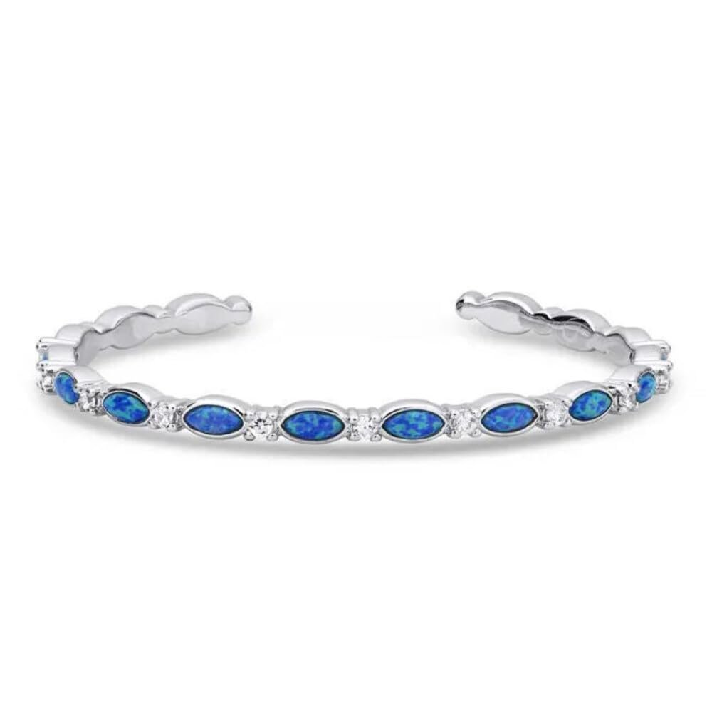 Montana Silversmiths Moonlit Night Crystal Opal Cuff Bracelet - BC5703