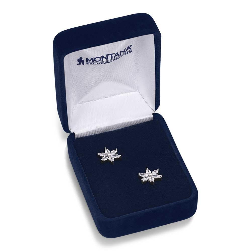 Montana Silversmiths Floral Cheer Crystal Earrings