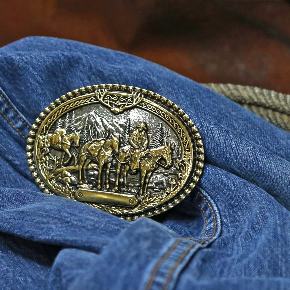 Montana Silversmiths Silver Belt Buckle