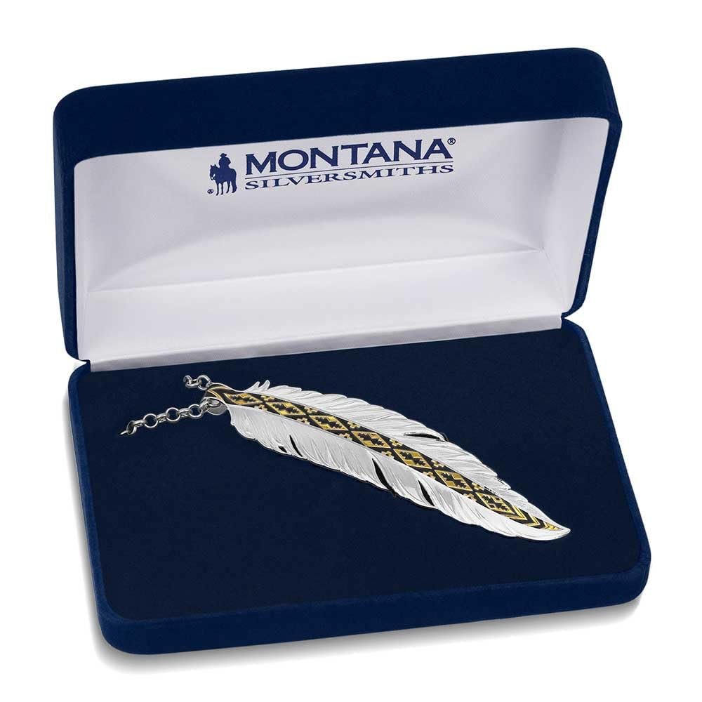 Montana Silversmiths Trust and Honor Feather Necklace - NC5761