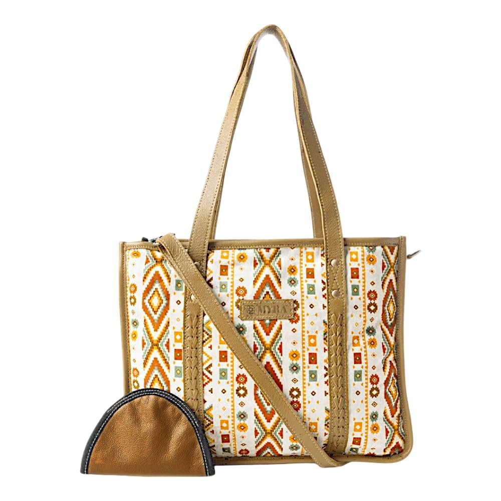 Myra Bag Women's Boho Conceal Carry Purse Aztec Tote Bag Crossbody New