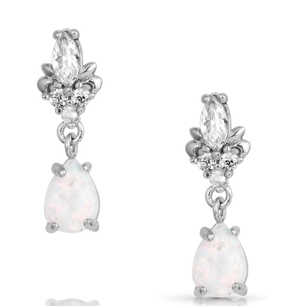 Montana Silversmiths Elegant Harmony White Opal Earrings - ER5772