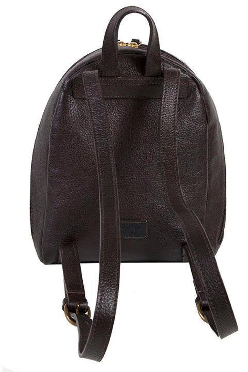 Scully Compact Glazed Calf Leather Backpack