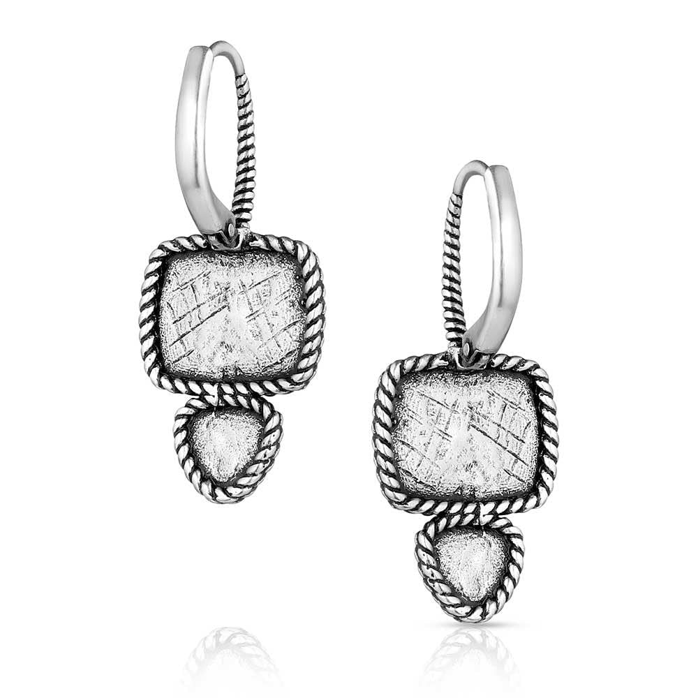 Montana Silversmiths Split Decision Turquoise Earrings - ER5776
