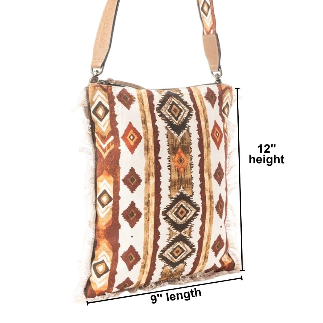Myra Bag Women's Boho Aztec Crossbody Bag Southwestern Aztec Shoulder Purse New