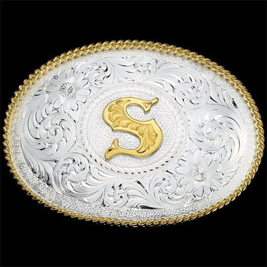 Montana Silversmiths Medium Initial Buckle