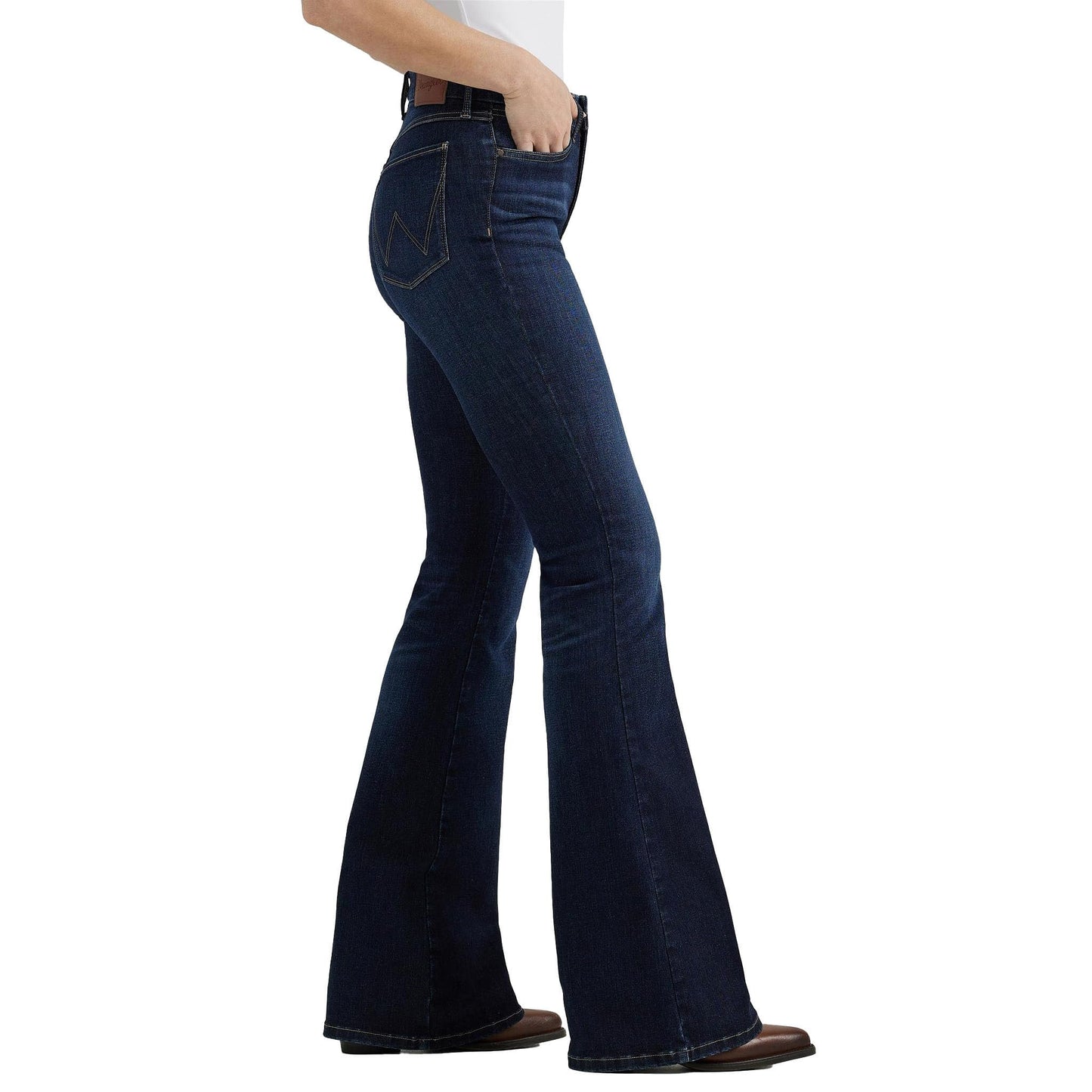 Wrangler Women's Bespoke Madilyn High Rise Flare Jeans Denim 30x30