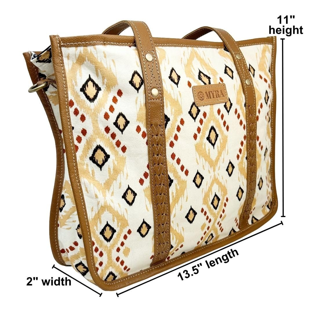 Myra Bag Women's Boho Conceal Carry Purse Aztec Tote Bag Crossbody New