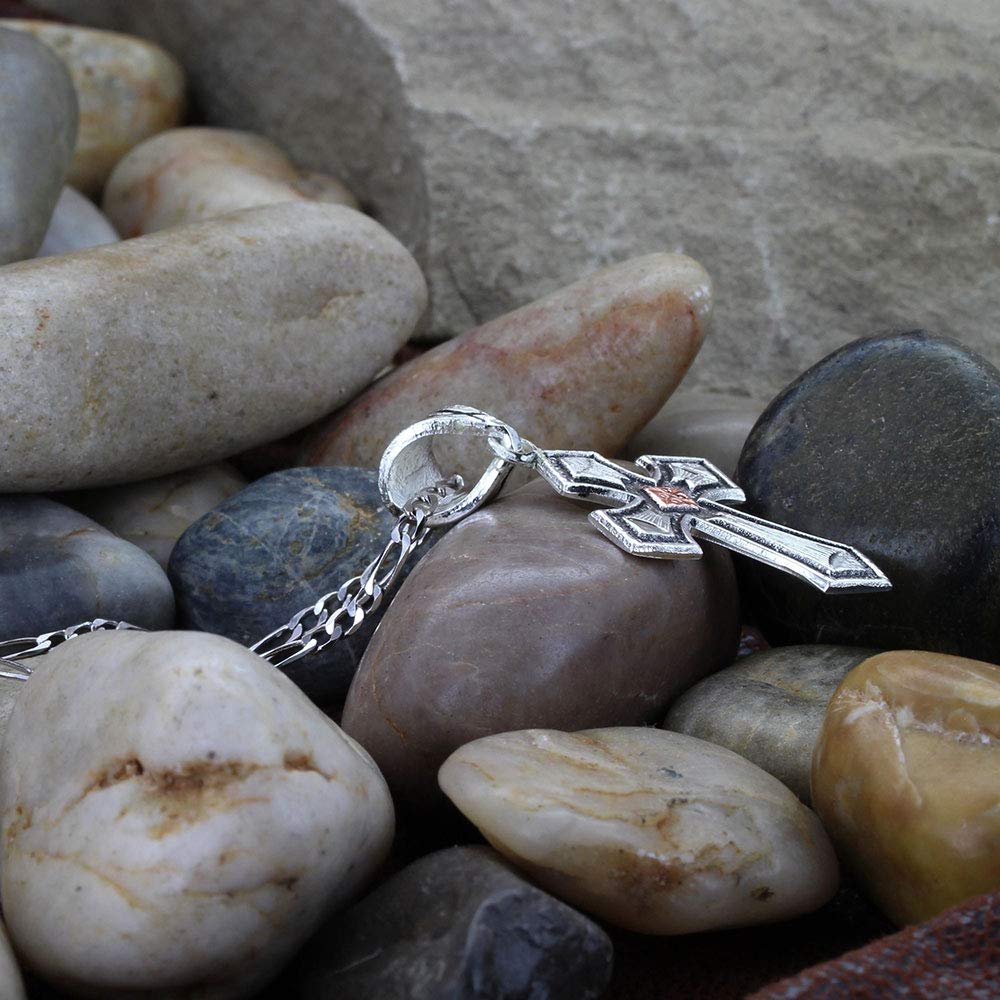 Montana Silversmiths Western Lifestyle Women's Cross Necklace (Antique Copper Diamond Cross)