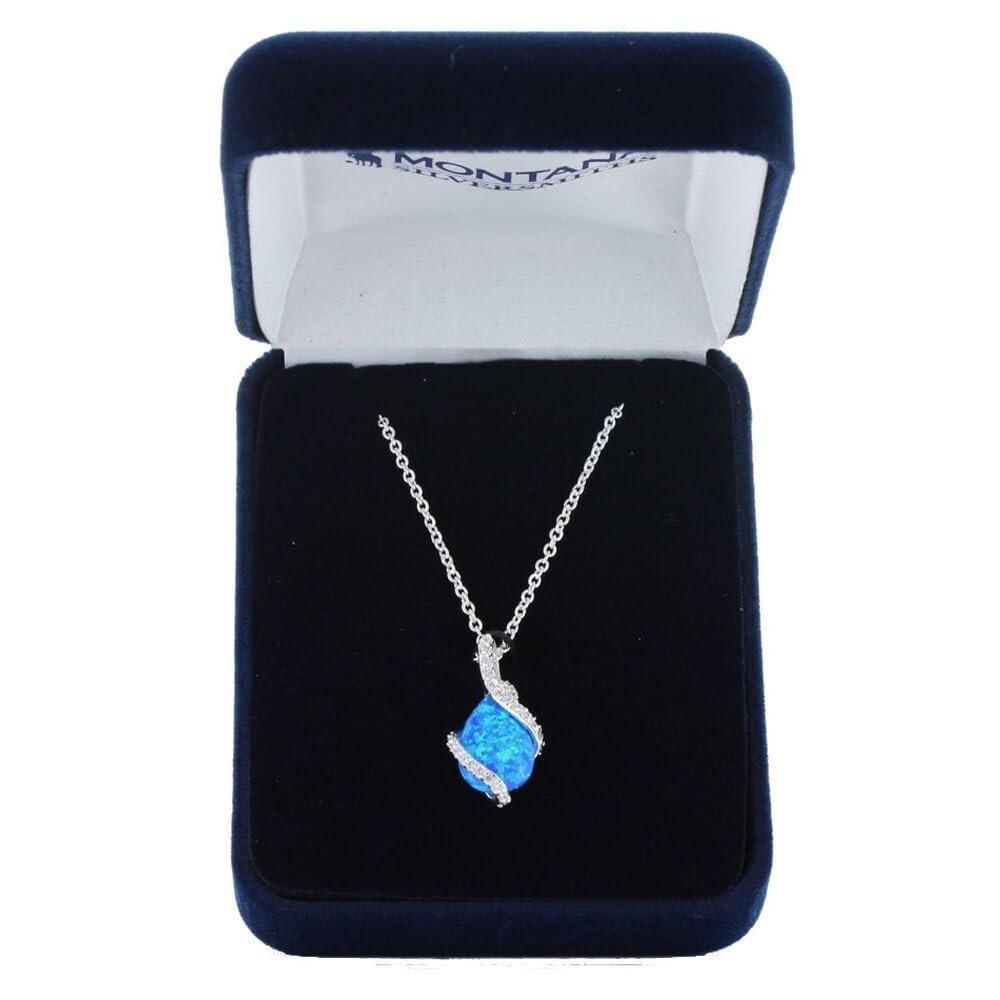 Montana Silversmiths Women's River Lights Twin Paths Necklace Silver One Size