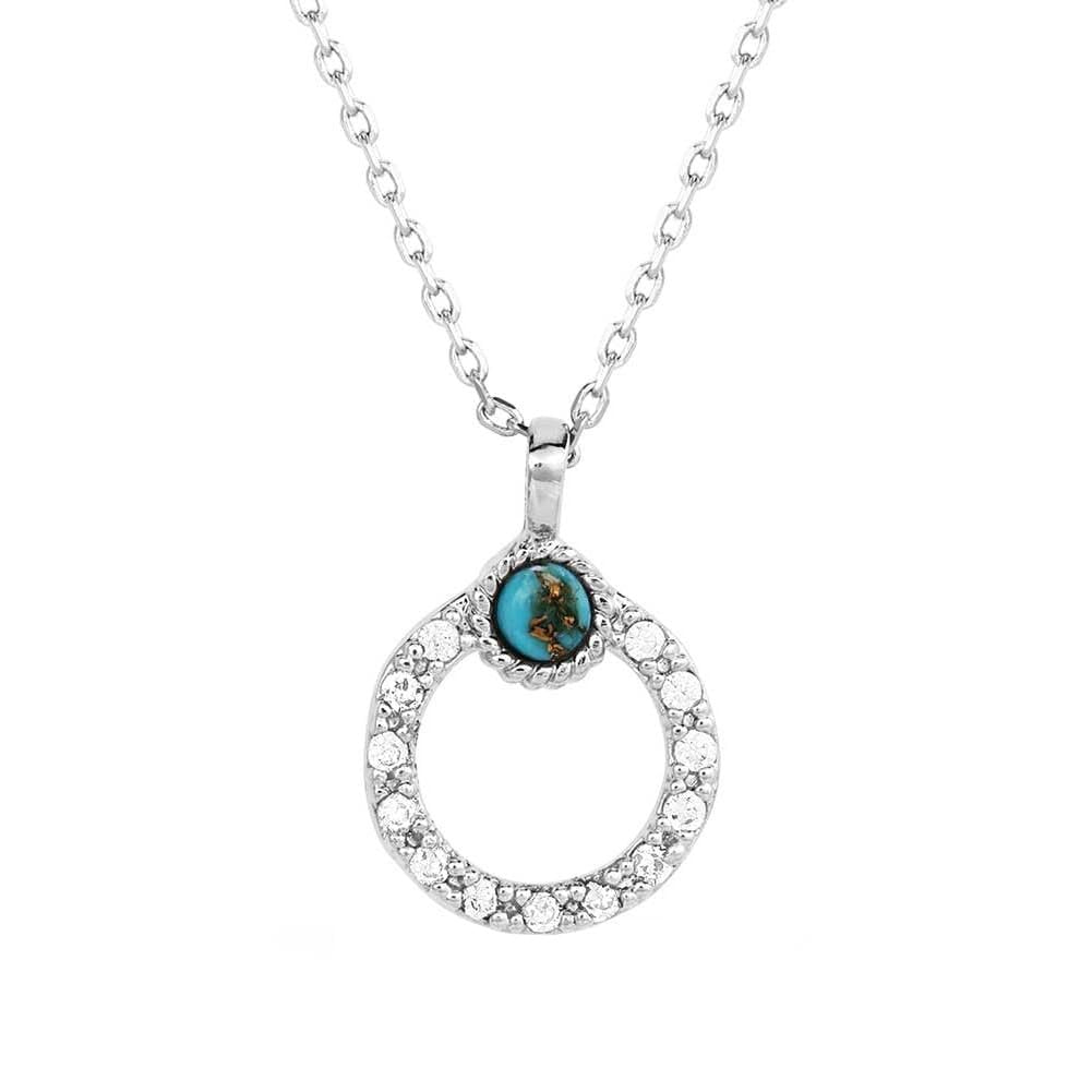 Montana Silversmiths Western Lifestyle Turquoise Necklace (Turquoise Tranquility)