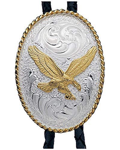 Montana Silversmiths Western Lifestyle Bolo Tie (Soaring Eagle - Two-Tone)