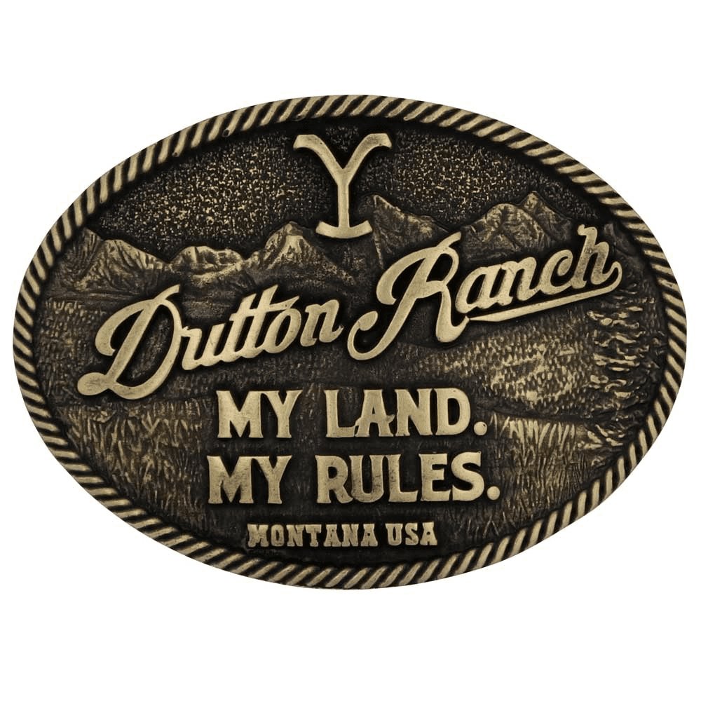 Montana Silversmiths My Rules Yellowstone - Acc Buckle - A965Cyel